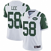 Nike Men & Women & Youth Jets 58 Darron Lee White NFL Vapor Untouchable Limited Jersey,baseball caps,new era cap wholesale,wholesale hats
